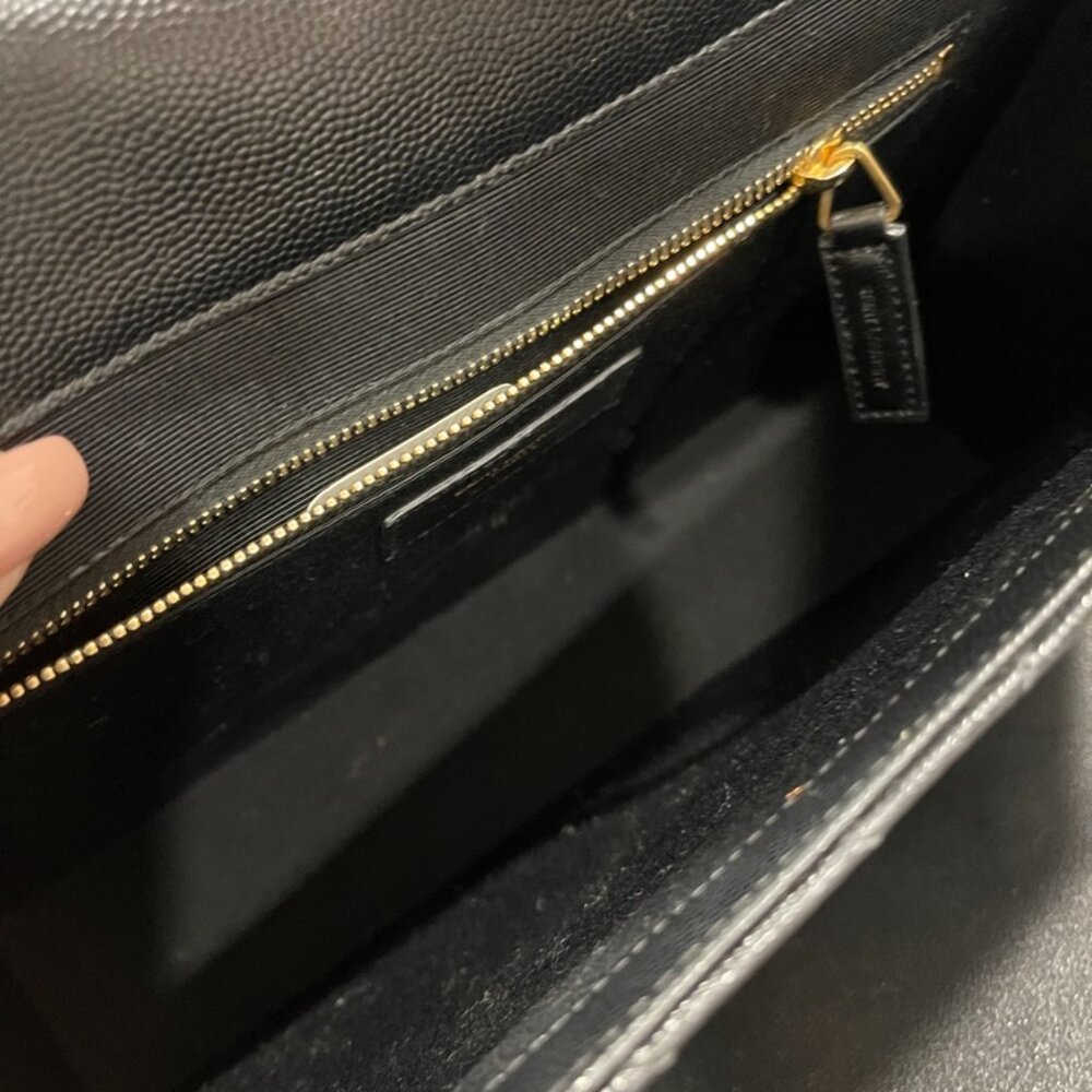 Saint Laurent Large Monogram Matelasse Envelope Shoulder Bag (JB1055) - Picture 9 of 13